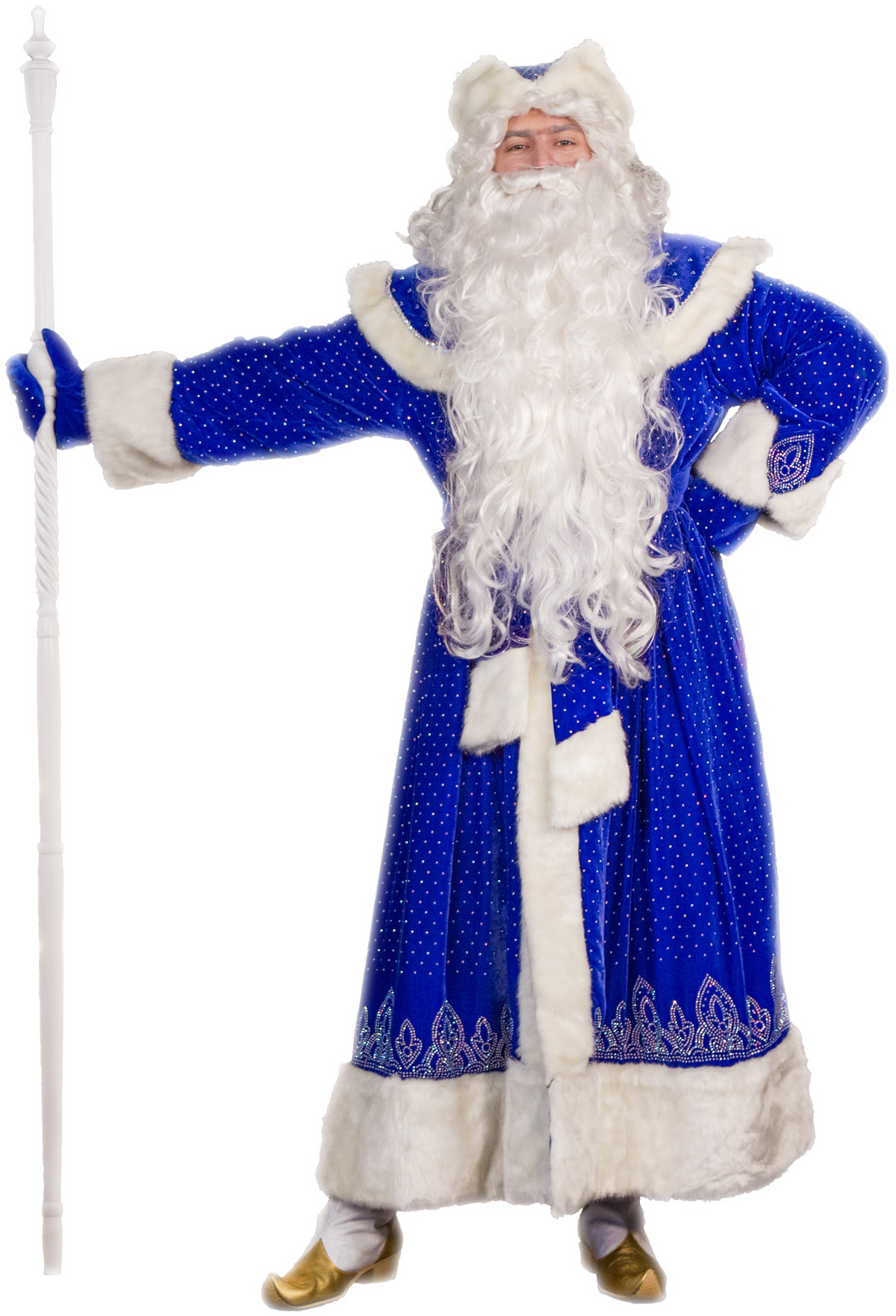 Дед Мороз и Снегурочка. Модель костюма «Королевский Синий»