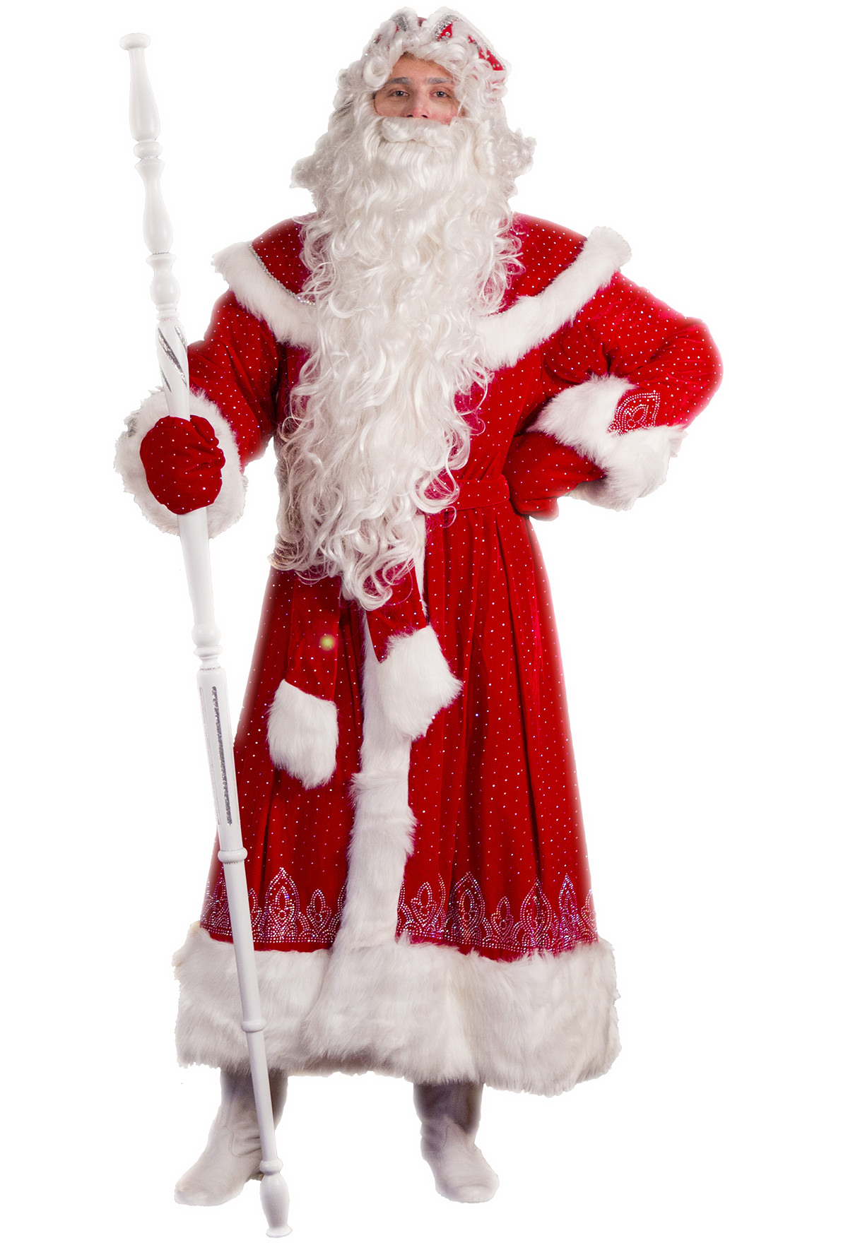Дед Мороз и Снегурочка. Модель костюма «Королевский»