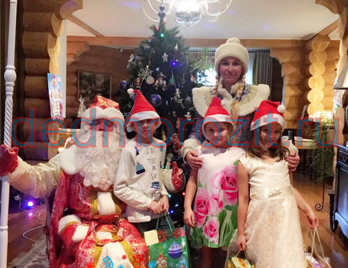 Служба заказа Деда Мороза и Снегурочки «Дед Морозит». Выступления дома