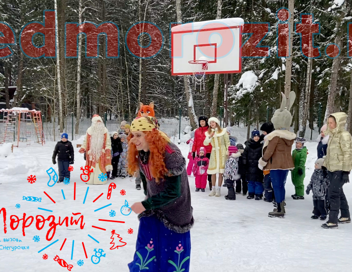 Служба заказа Деда Мороза и Снегурочки «Дед Морозит». Выступления на улице